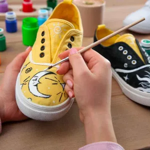 Customisation de baskets en entreprise team building